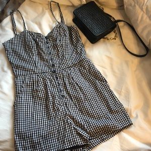 Gingham romper